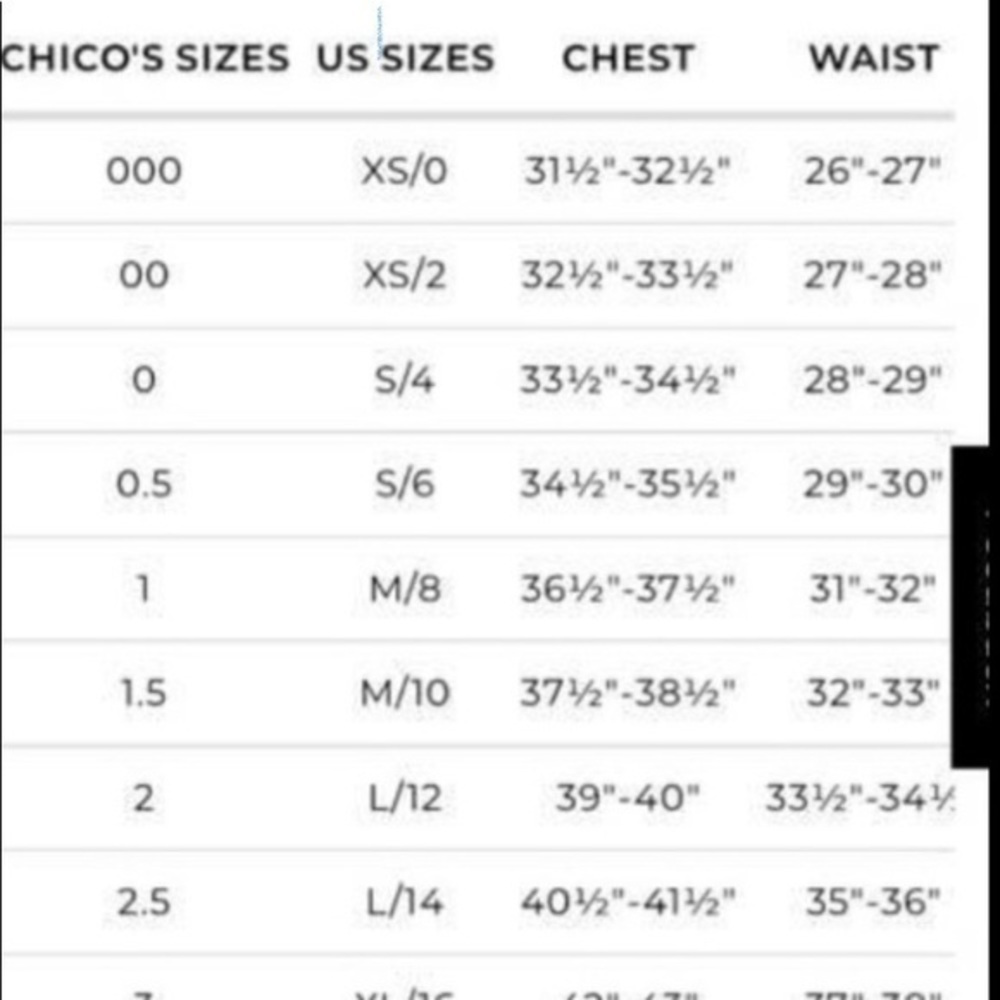 Chico’s size 2, asymmetrical black & white V-neck - Picture 10 of 10